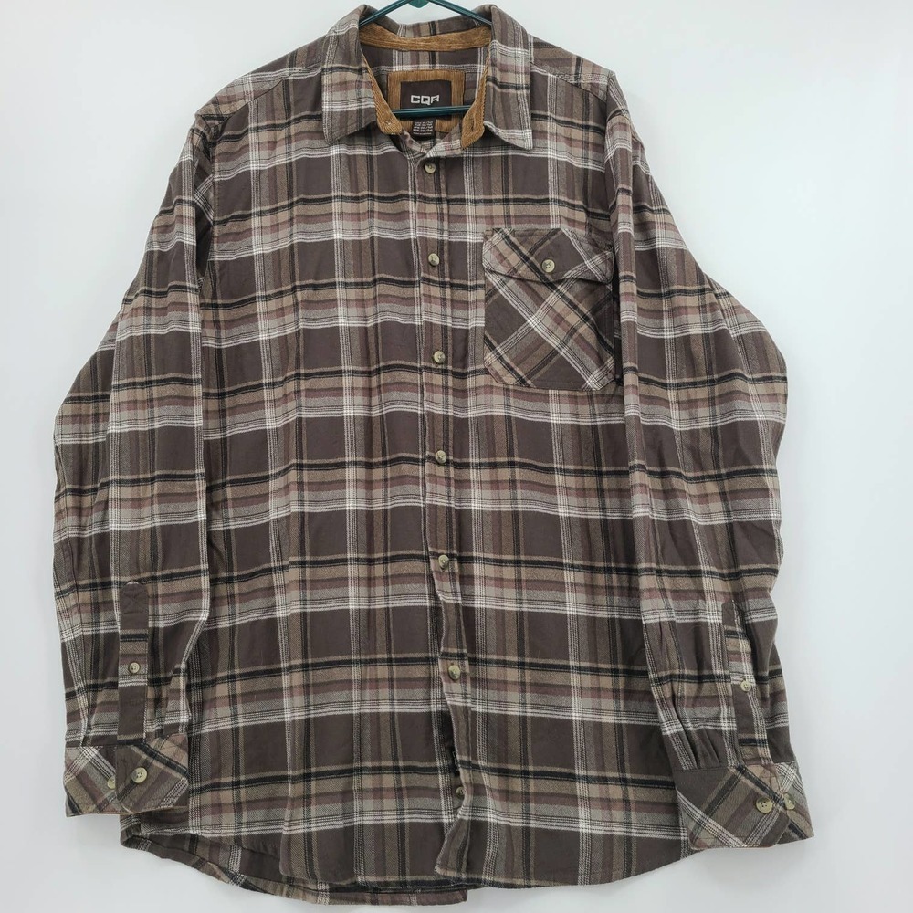 CQR Men's XL Tall Flannel Shirt